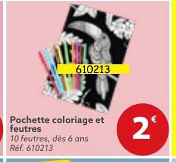 Pochette Coloriage Et Feutres