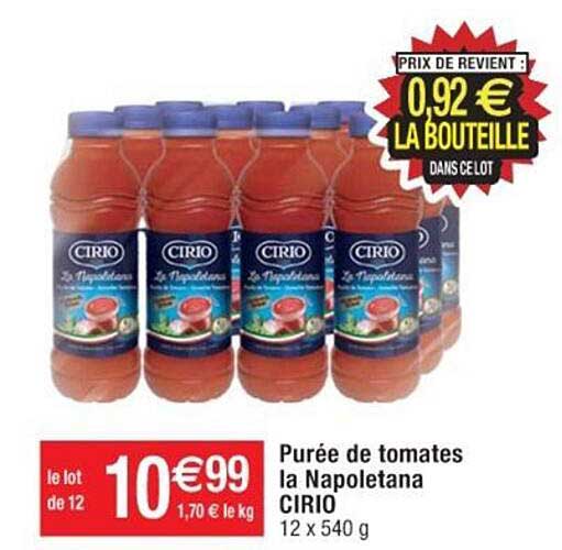 Purée De Tomates La Napoletana Cirio