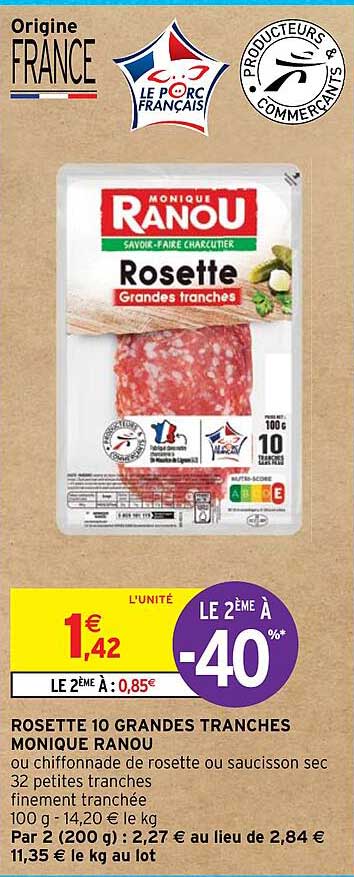 rosette 10 grandes tranches monique ranou