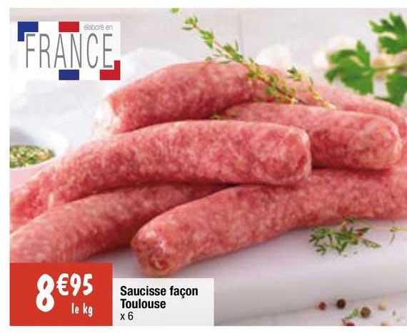saucisse façon toulouse