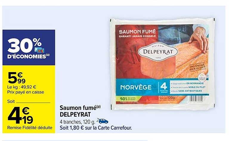 Saumon Fumé Delpeyrat