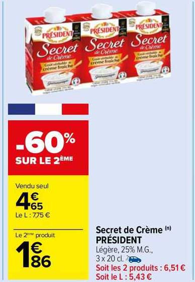 Secret De Crème Président