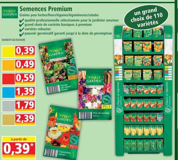 Semences Premium Finest Garden