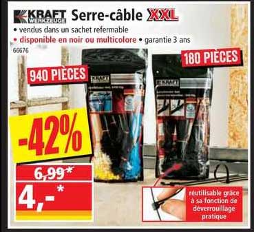 serre-câble xxl kraft werkzeuge
