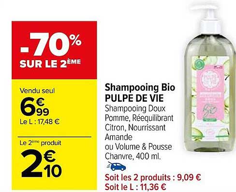 Shampooing Bio Pulpe De Vie