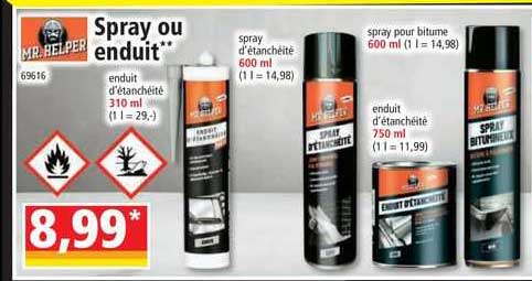 spray ou enduit mr. helper