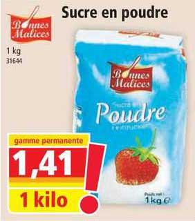 sucre en poudre bonnes malices