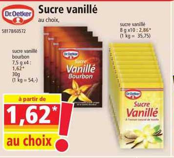 sucre vanillé dr. oetker