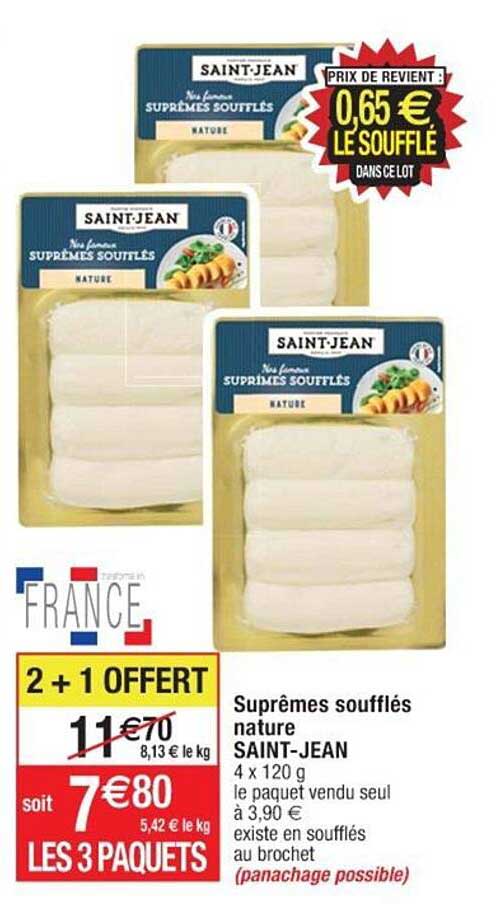 suprêmes soufflés nature saint-jean