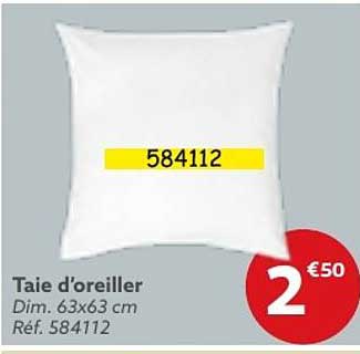 taie d'oreiller