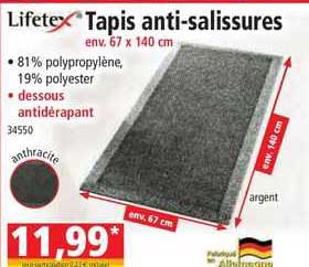 tapis anti-salissures lifetex