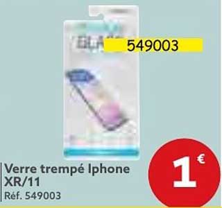 verre trempé iphone xr/11