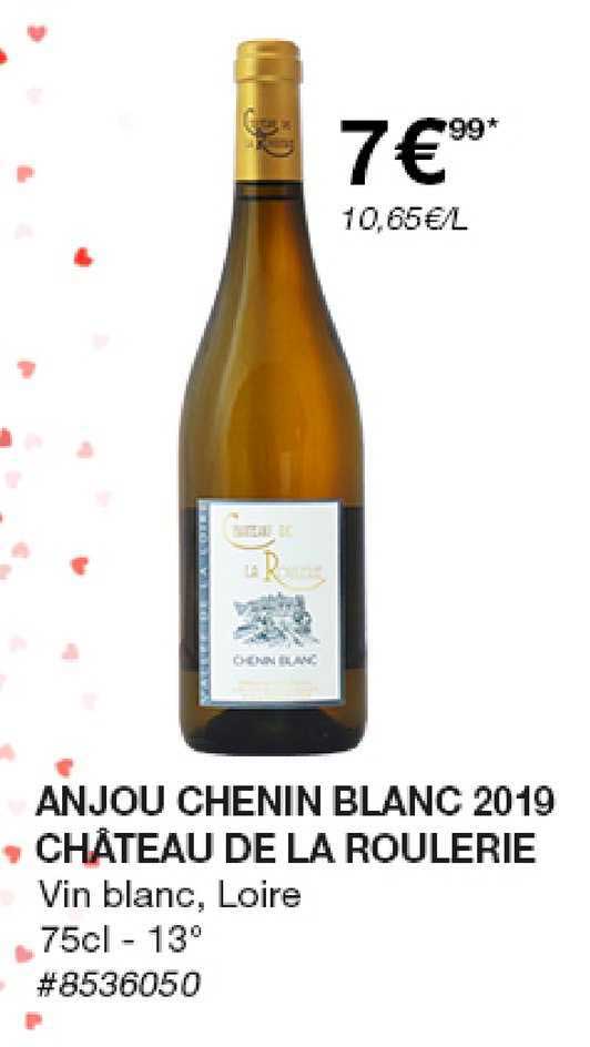 anjou chenin blanc 2019 château de la roulerie