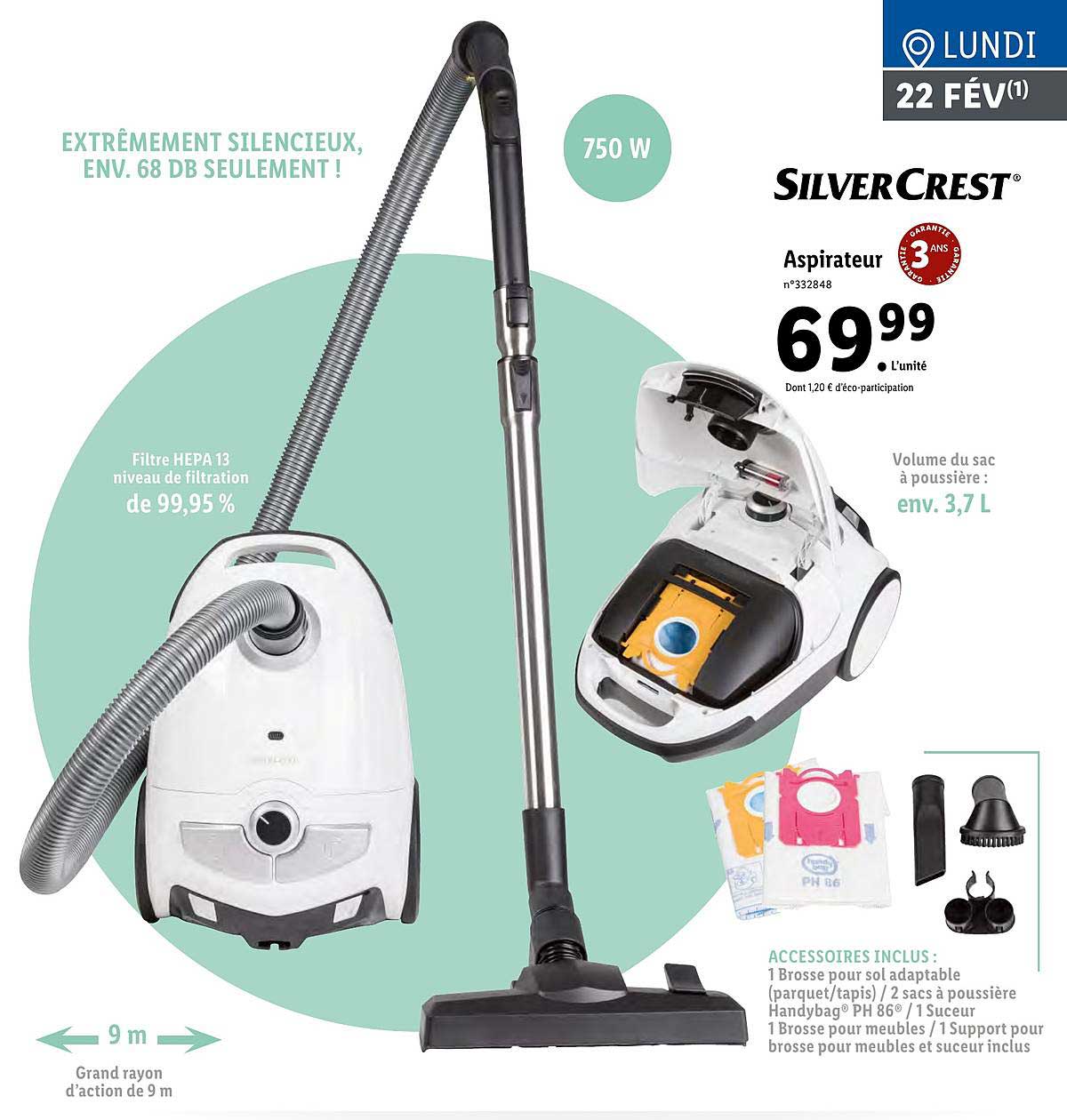aspirateur silver crest