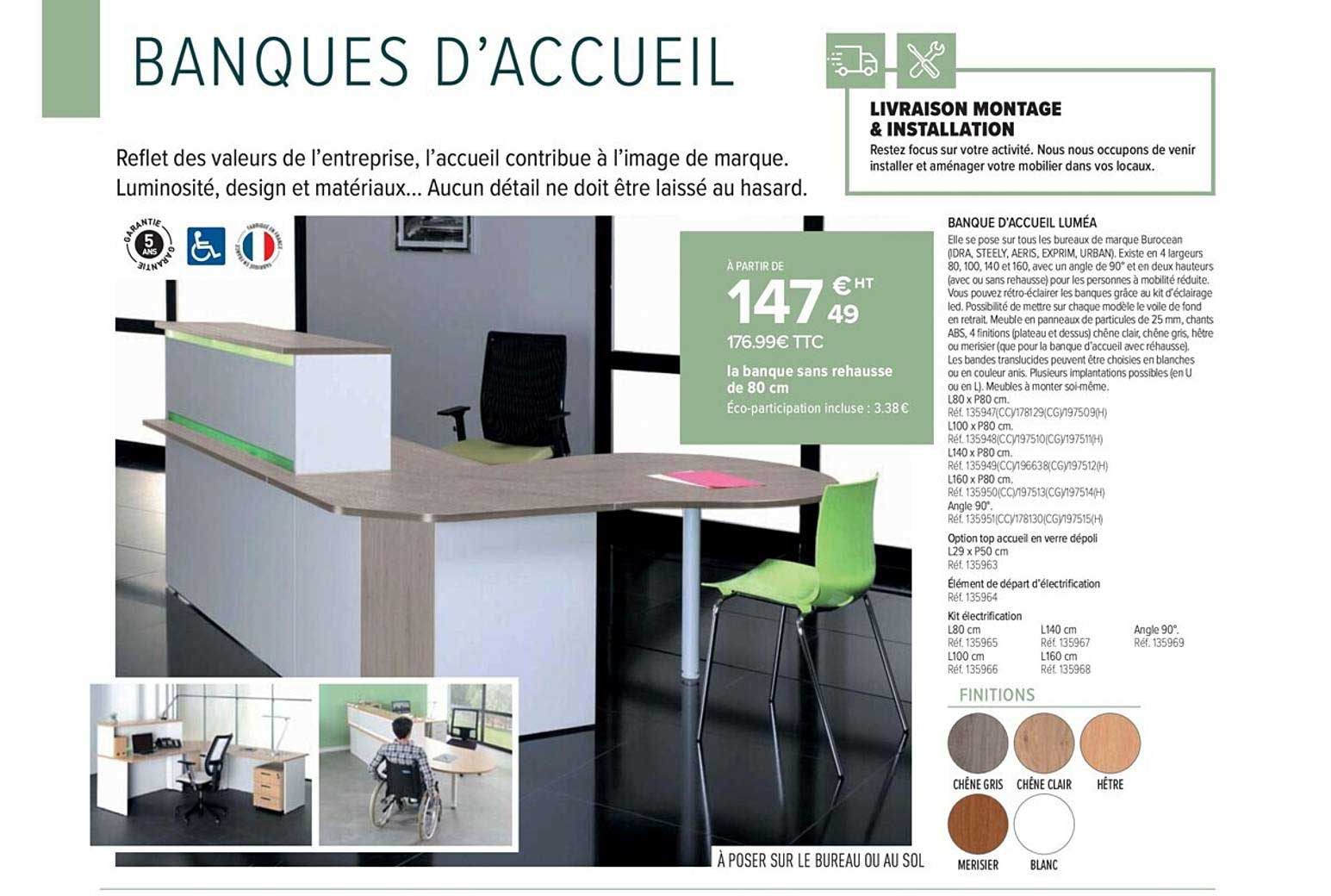 banque d'acceuil luméa