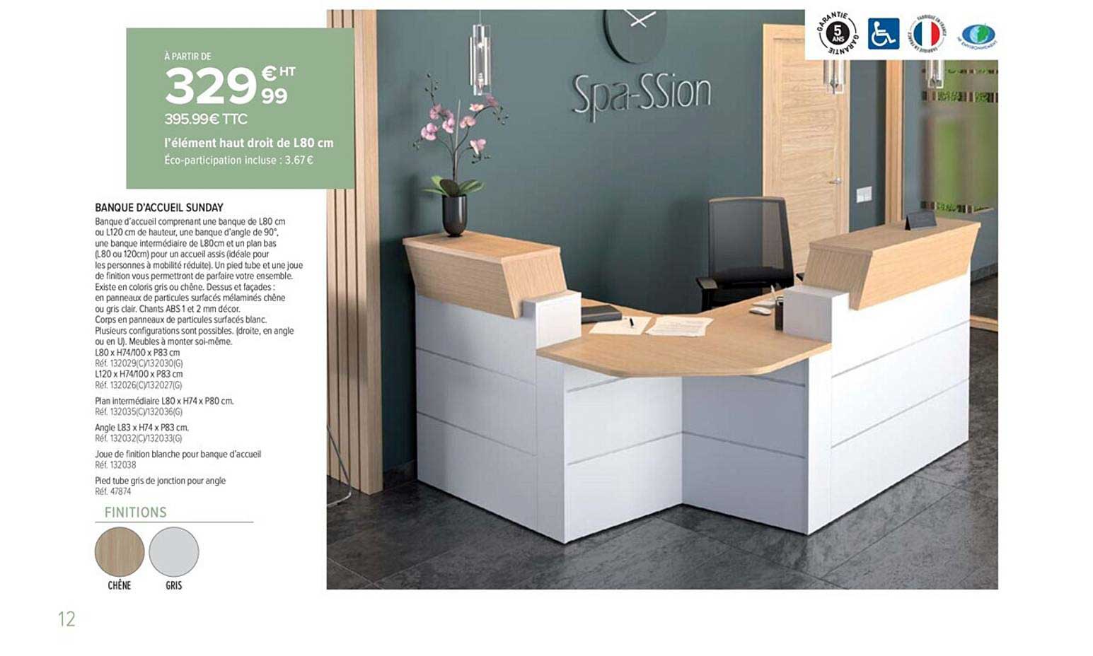 banque d'acceuil sunday