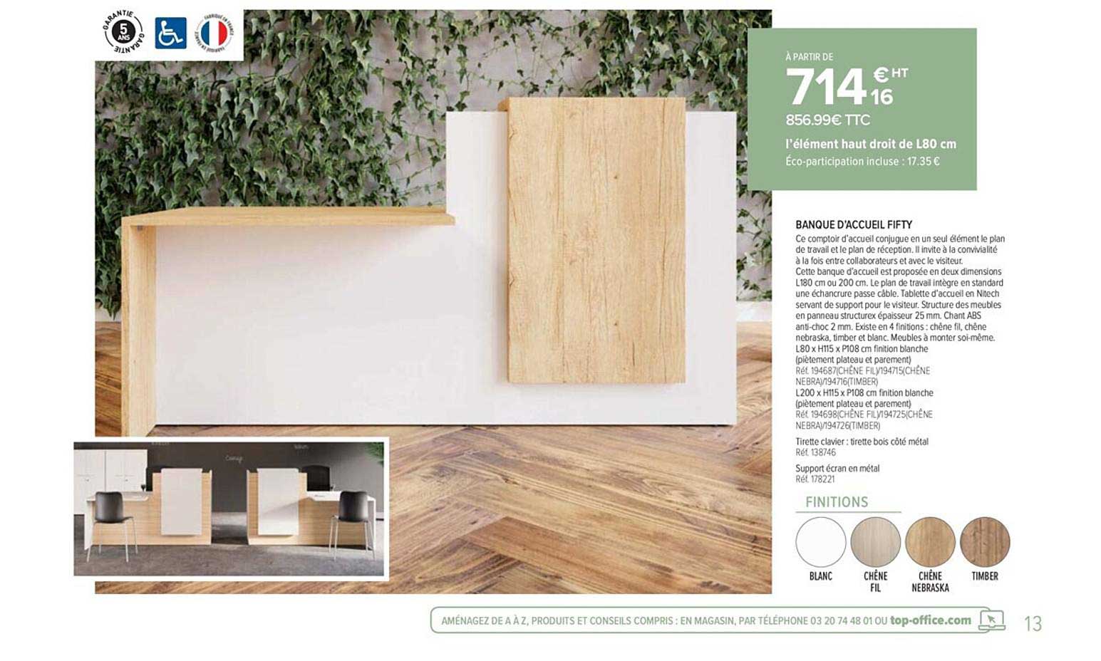 banque d'accueil fifty