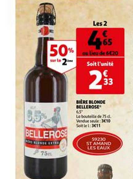 Bière Blonde Bellerose