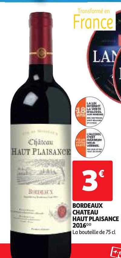 bordeaux château haut plaisance 2016