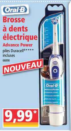 brosse à dents électrique advance power oral-b