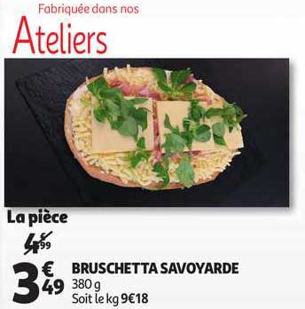 bruschetta savoyarde