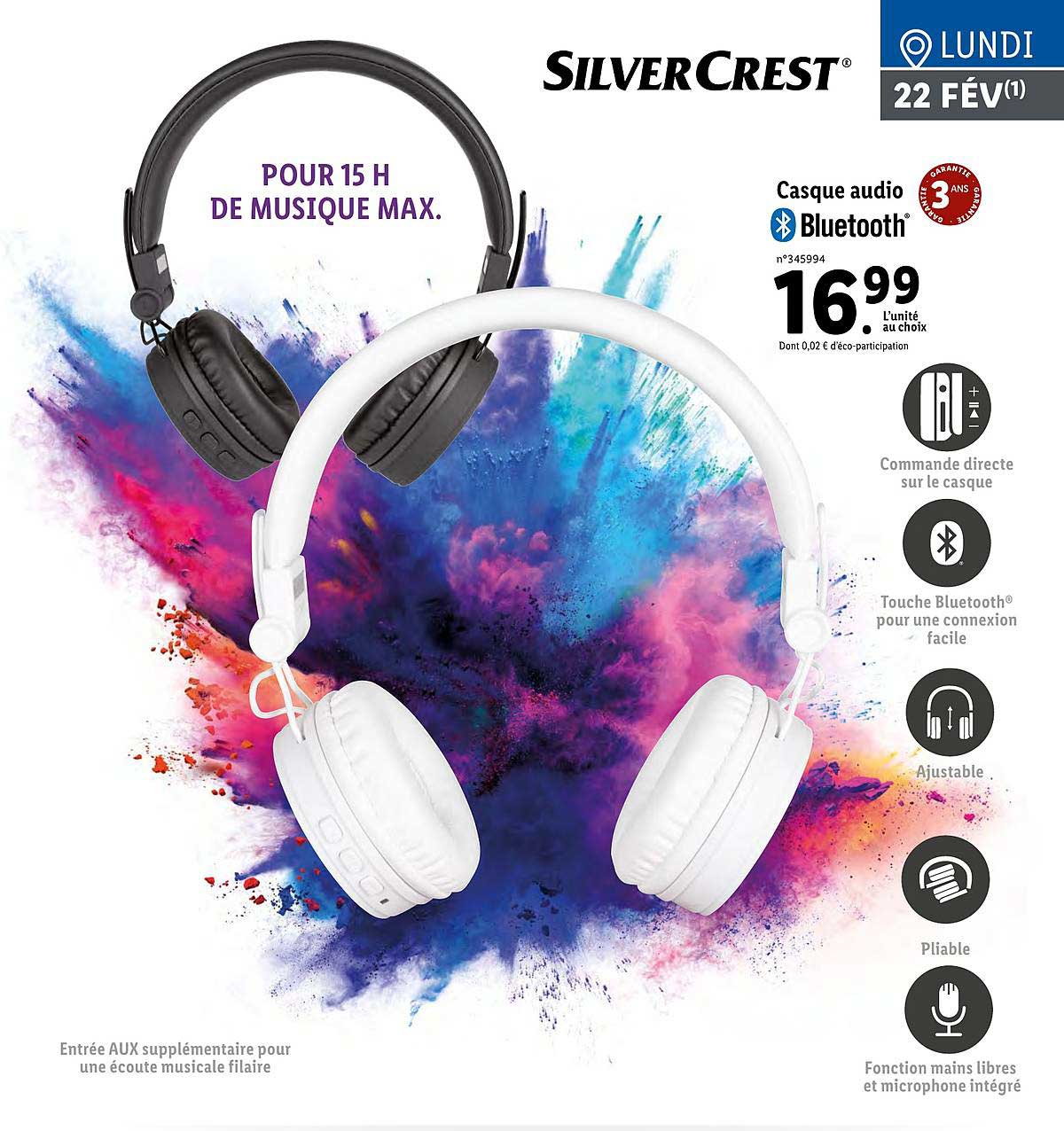 casque audio silver crest