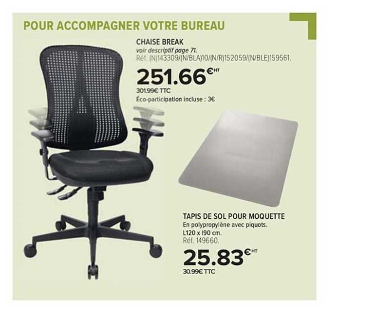 chaise break tapis de sol pour moquette