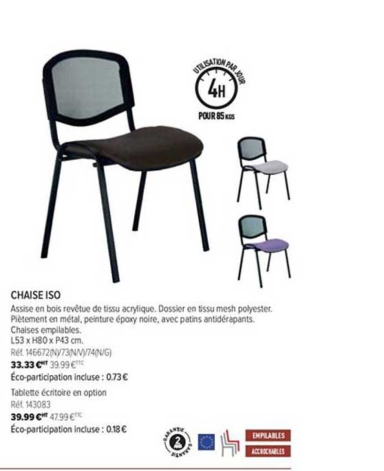 chaise iso