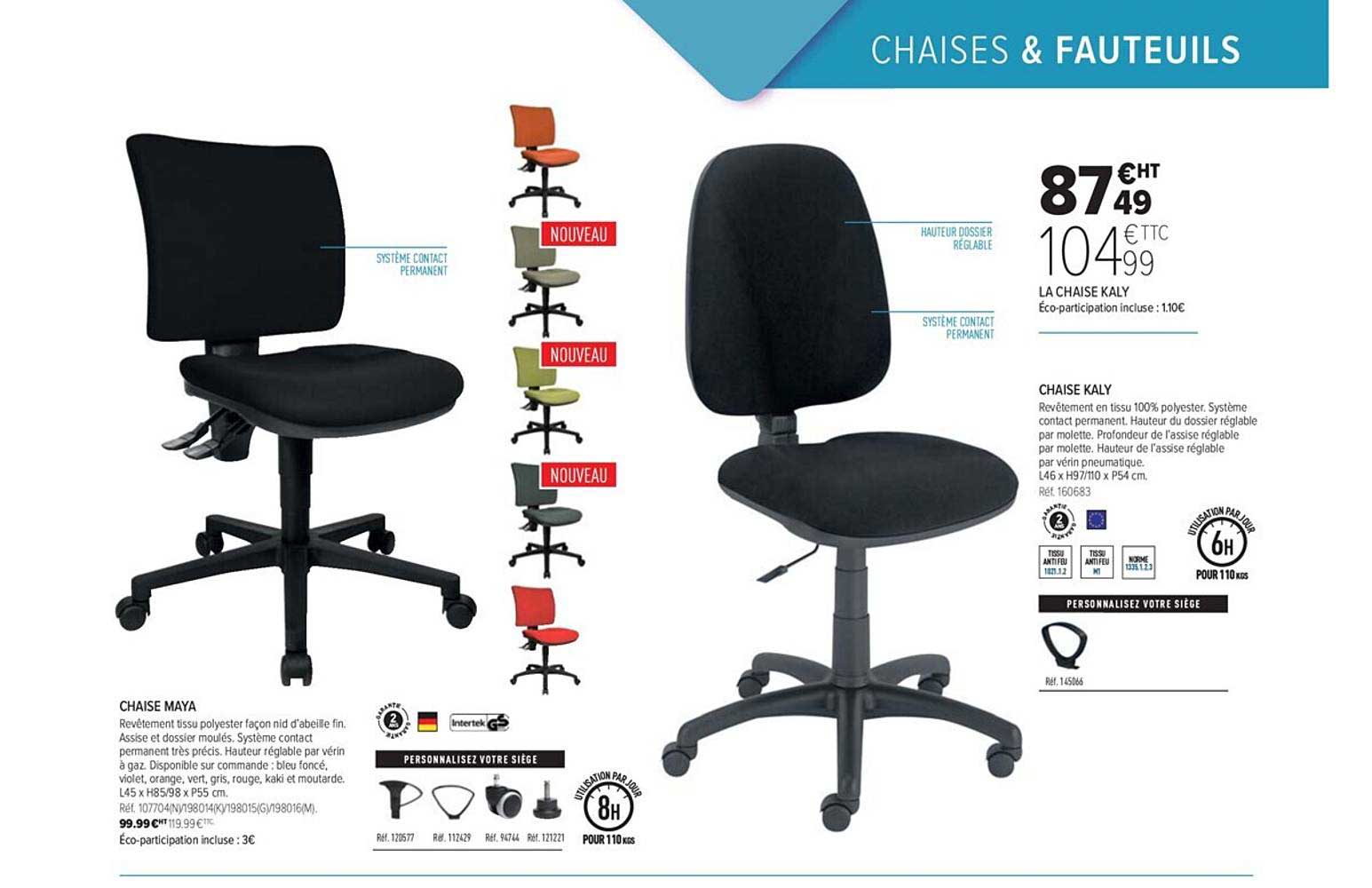 chaise maya chaise kaly