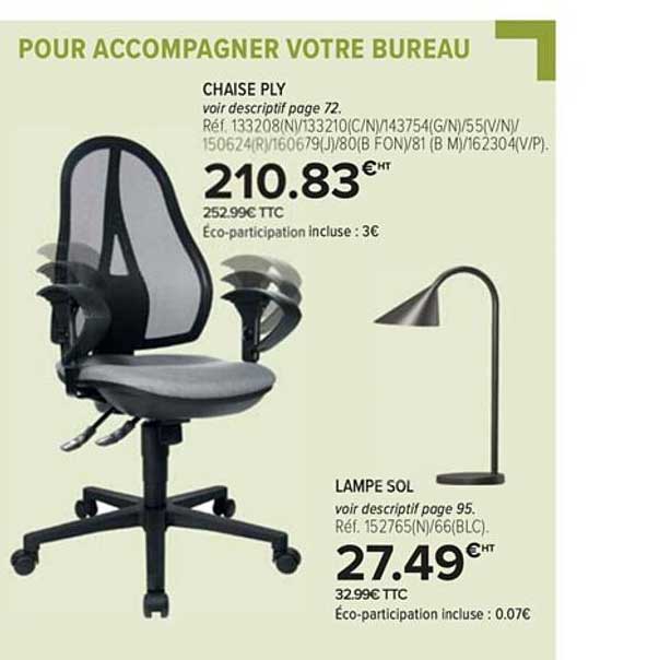 chaise ply lampe sol