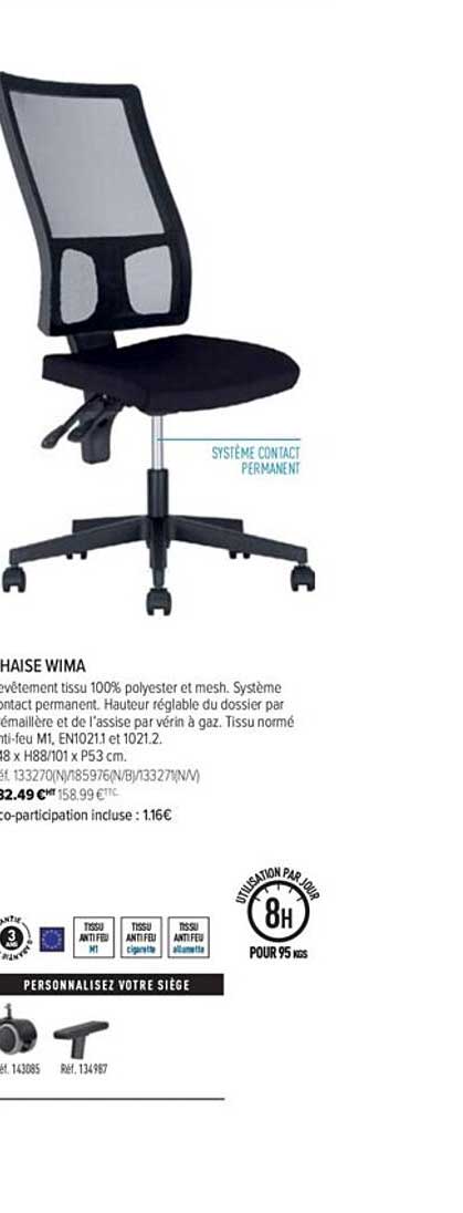 chaise wima