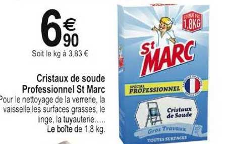 cristaux de soude professionnel st marc