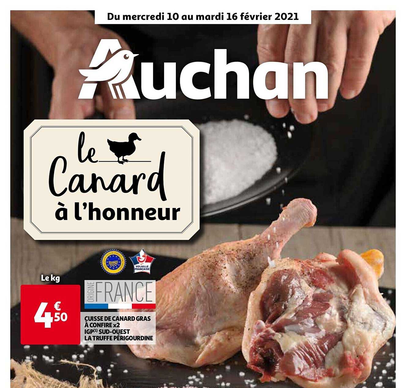 cuisse de canard gras à confire x2 igp sud-ouest la truffe périgourdine
