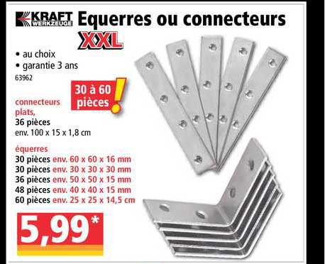 équerres ou connecteurs kraft