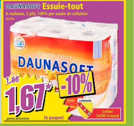 essuie-tout daunasoft