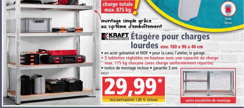 étagère Pour Charges Lourdes Kraft