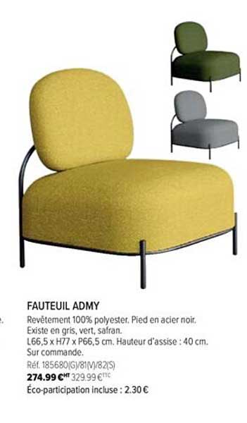 Fauteuil Admy