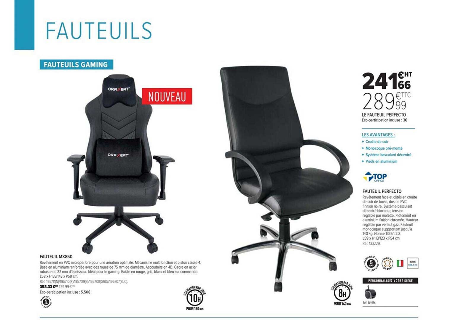 fauteuil mx850 fauteuil perfecto