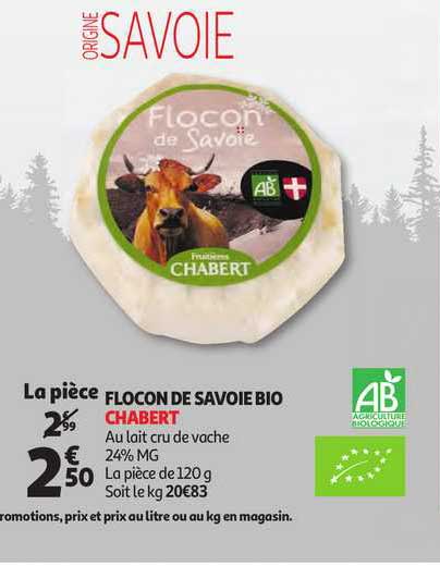 flocon de savoie bio chabert