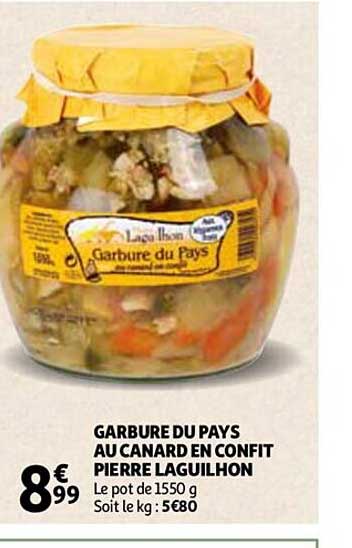 garbure du pays au canard en confit pierre laguilhon