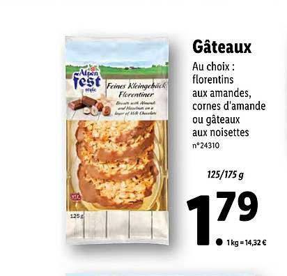 gâteaux alpen fest style