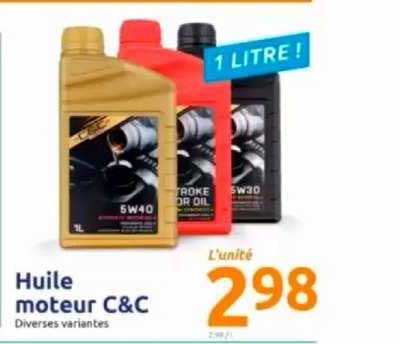 Huile Moteur C&c