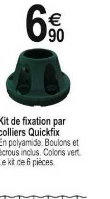 kit de fixation par colliers quickfix