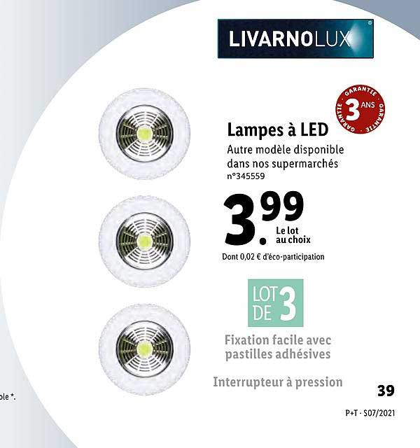 lampes à led livarnolux