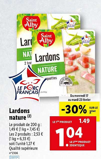 Lardons Nature Saint Alby