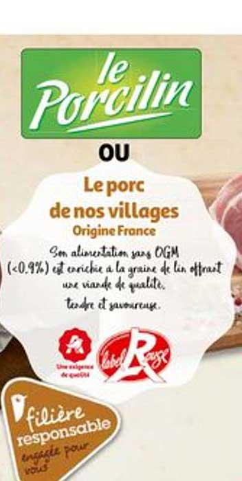 Le Porc De Nos Villages Label Rouge