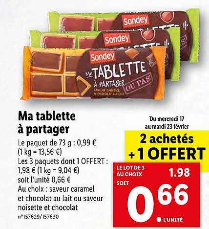 ma tablette à partager sondey