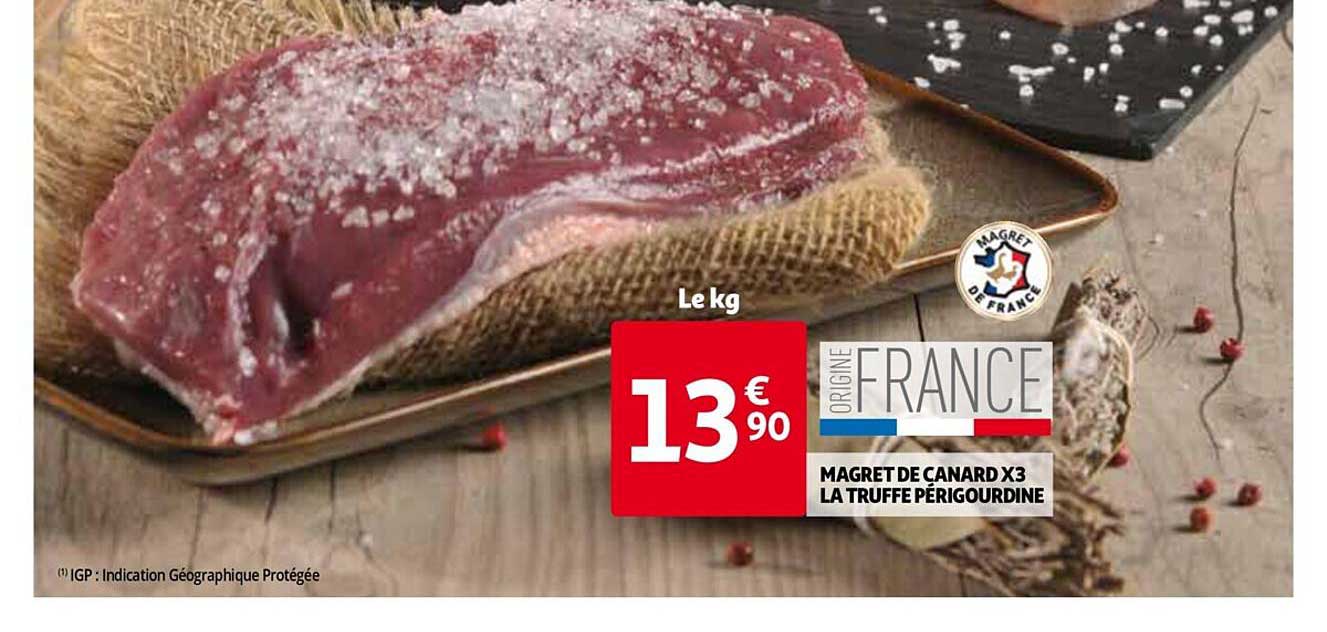 magret de canard x3 la truffe périgourdine