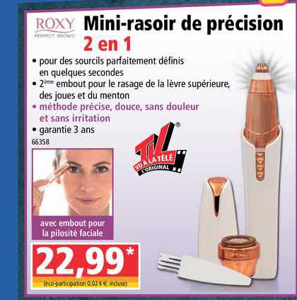 Mini-rasoir De Précision Roxy 2 En 1
