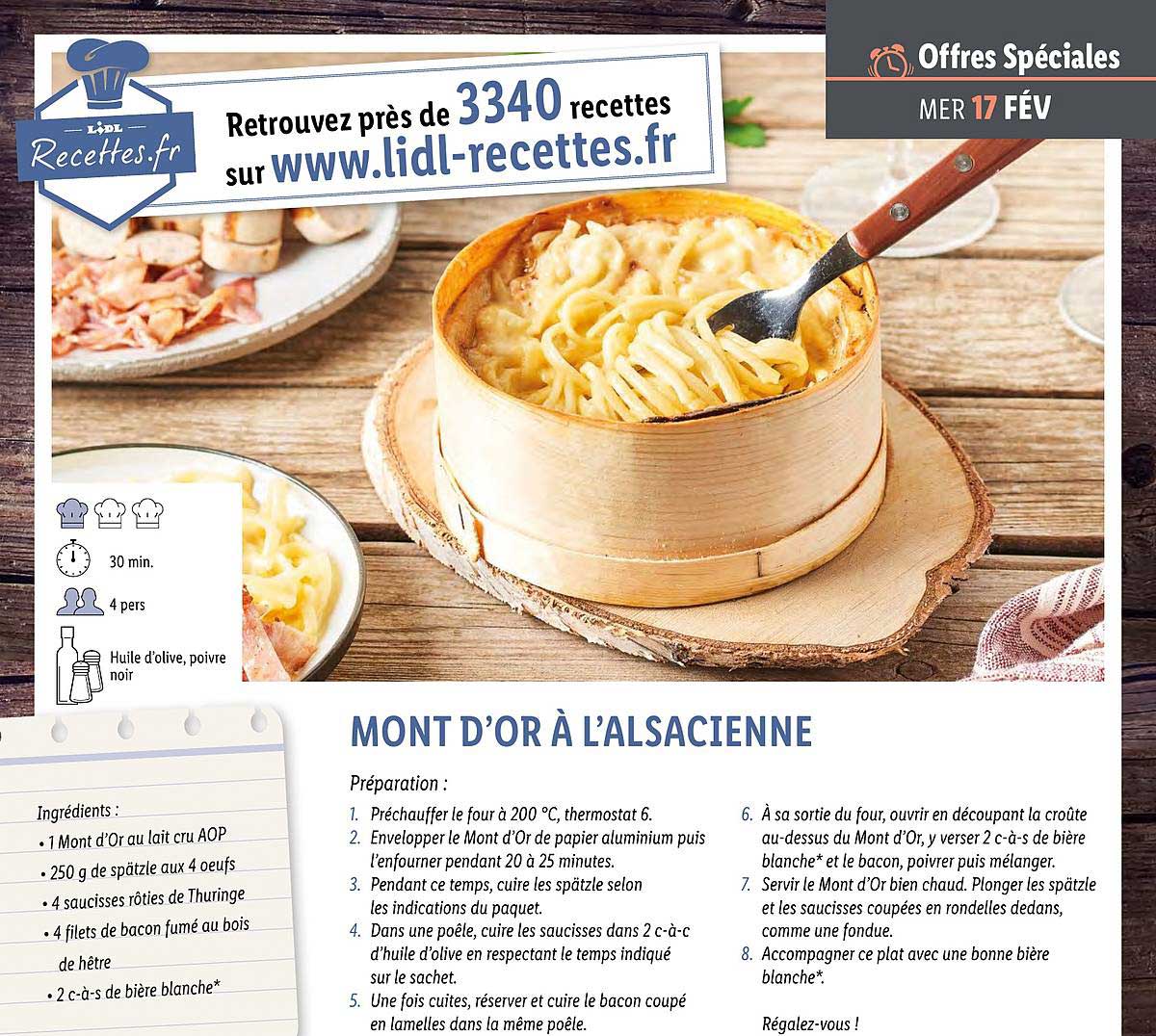 mont d'or à l'alsacienne